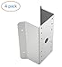 cm DS-1276ZJ Universal Corner Bracket for Most Hikvision Wall Mounts and Cameras - 4 Pack