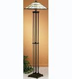 Meyda Tiffany 63in. High Arrowhead Mission Floor Lamp 31240