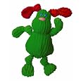 HuggleHounds Holiday Ruff-Tex Bugsy Dog Toy, Green - Large