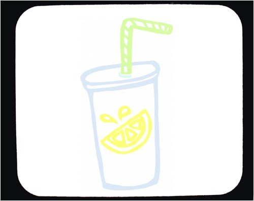 Mauspad mit Dekoration - Limonade