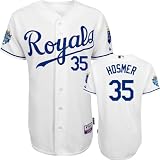 Eric Hosmer Jersey: Adult Majestic Home White Authentic Cool Base&Atilde;&cent;"&Acirc;&cent; Kansas City Royals Jersey with 2012 All-Star Game Patch