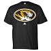 Missouri Tigers Black Adidas Strong Logo T-Shirt