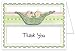 3D 2 Peas In a Pod Mixed Baby Thank You Cards - Set of 20