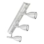 Eglo 88363A Halva-1, Chrome, 3-Light Track Light Fixture