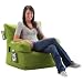 Comfort Research Big Joe Dorm Chair with Smart Max Fabric, Green Flash