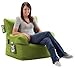 Comfort Research Big Joe Dorm Chair with Smart Max Fabric, Lime-anade