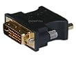 DVI-A Dual Link Male to HD15(VGA) Female Adapter (Gold Plated)