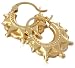 9ct Yellow Gold AMC86053 Ladies Creole Earrings
