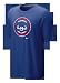 Chicago Cubs Royal Dugout Logo Vintage Tri-Blend T-Shirt by Nike