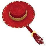 Jessie Red Costume Hat with Braid Toy Story 3