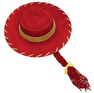 Jessie Red Costume Hat with Braid Toy Story 3