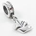 (Free Shipping) Silver Boat Solid Silver European Bead Charm Fits Pandora Biagi Troll Chamilia Cable Bracelets