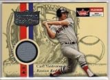 2001 Fleer Platinum Carl Yastrzemski Game Used Jersey Baseball Card
