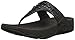 fitflop Women's Biker Chic Flip Flop All Black 6 M US