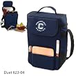 Connecticut Huskies - UConn Duet Insulated Wine and Cheese Tote - Navy w/Embroidery