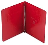 Oxford 12711 Pressguard Report Cover with Reinforced Side Hinge, 11 x 8-1/2, Executive Red, Carton of 100