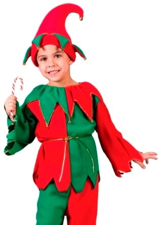Fun World Santa's Helper XMAS Elf Outfit Kids 
