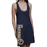 NCAA Florida International Golden Panthers Ladies Retro Junior's Racerback Dress - Navy Blue (Small)