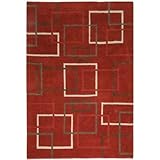 Tango Red Bubblerary Rug Size: 8' x 10'