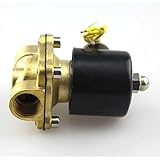 1/2" AC110V NPT Brass Normally Closed Electric Solenoid Valve Air Water Oil