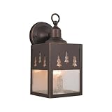 Yellowstone - 1 Light Small Rustic Outdoor Lighting Wall Lamp Fixture Tree - Bronze - B2544