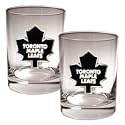 Toronto Maple Leafs2pc Rocks Glass Set - Primary Logo