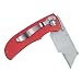 Kutmaster 91-1825REDCP Red Razor Locking Utility Knire