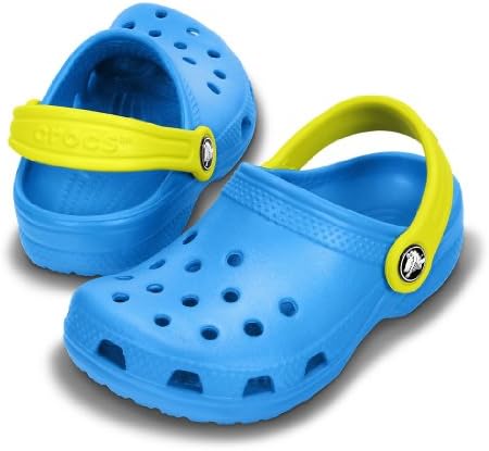 Crocs - Crocs Classic Cayman (Kids) - Ocean/Citrus
