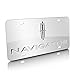 Lincoln Navigator Chrome Logo + Name On Polished Chrome License Plate