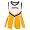 Adidas Tennessee Volunteers White Youth 2-Piece Cheerleader Dress