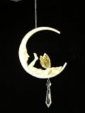 Fairy on Moon - Evening Wish - Fairy Pendant Hanger/Dream Catcher - New Gift Idea!