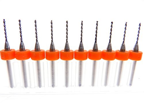 10 Pcs 1.0mm Tungsten Micro Drill Bits Japanese made for CNC PCB Dremel Installation, Toy Making, Model Cars Trucks Planes Boats, Arts &amp; Crafts, Woodworking more... by 3rd Venue