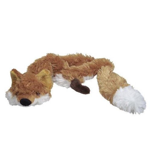 Stuffed Dog Toy:Skinneeez Stuffing Free Dog Toy Fox