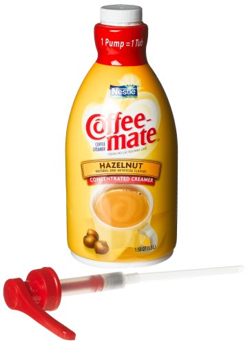 Coffee-Mate Hazelnut (concentrated) with Pump, 50.7-Ounce Units (Pack of 2)