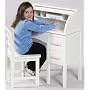 Guidecraft Jr. Roll Top Desk - White