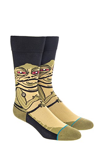 Stance Men's Jabba Crew Socks, Green, Large