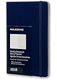 Moleskine 2016 Weekly Notebook, 12M, Large, Royal Blue, Hard Cover (5 x 8.25)