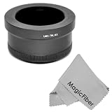T Mount Lens Adapter for Samsung NX Camera Body + MagicFiber MicroFiber Cleaning Cloth