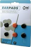 HARTIG + HELLING-Lot de 6 Coussinets Mousse de Remplacement pour Ecouteurs MP3 IPOD MP4