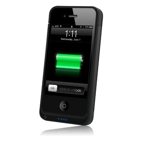 Naztech Power Case Charger/Portable Case and Rechargeable Battery for Apple iPhone 4