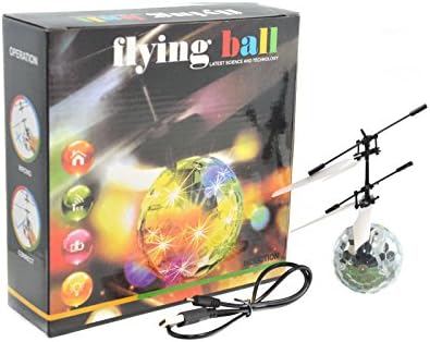 Flying Ball Vehicle Toy Electronic Infrared Sensors Helicopter Kids Xmas Gift Flashlights Multicolor