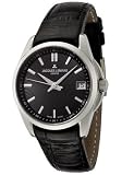 Women's Geneve/Tempora Black Dial Black Leather