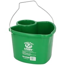 San Jamar KP550 Kleen Pail Caddy, Green