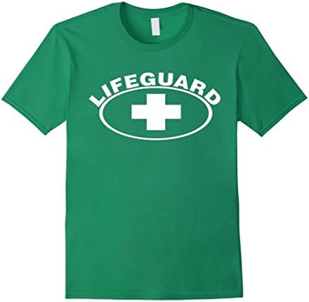 Men's Kids Lifeguard on Infant &amp; Toddler Cotton T-Shirt 12 Red Small Kelly Green