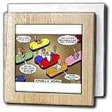 Review 3dRose LLC  / Future L.A. Drivers - 6 Inch Tile Napkin Holder