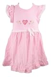 Tuti Fruiti New 3 Pc Baby Girls Embroidered Pink Gingham Dress-12 Months