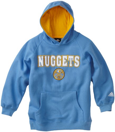 NBA Youth Denver Nuggets Pullover Hoodie - R28C8Enu (Light Blue, Small)
