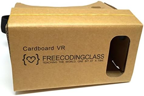 VR Google Cardboard Inspired, Only At Freecodingclass: Big Size And Super Sturdy ✔ World's first 'Smudge Free' Design / Complete Kit With Bonus: Biconvex Lenses 25 mm Diameter/ 45 mm Focal Length PMMA, Ceramic Magnet, Washer; +NFC Tag; + Bonus Head-Strap ✔ For iPhone 6 And Android Devices And More! Assembly Is Easy With Our Numbered Tabs ✔ 100%!