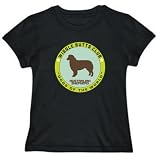 T-Shirt Womens Black " Australian Shepherd - WIGGLE BUTTS CLUB " Dogs