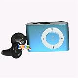 BagNow 1GB Mini MP3 Player (Blue) with Lanyard